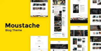 Moustache v1.8.1 Blog & Magazine WordPress Themes
