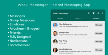 Weeki Messenger v3 Instant Messenger (Full App)