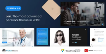 Jab – Advanced Personal Resume / CV vCard Theme