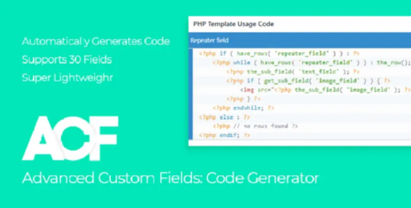 Advanced Custom Fields – Code Generator