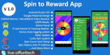 Android Spin Game App with Reward Points