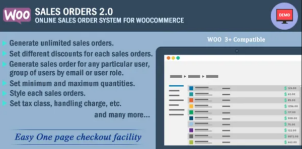 Woocommerce Sales Orders 2.0 WordPress Plugin