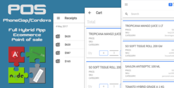 Point of Sale/Ecommerce PhoneGap / Cordova Full Hybrid App