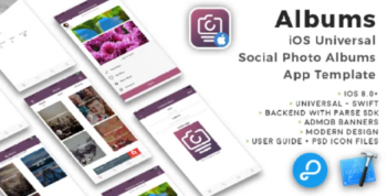 Albums – Android Universal Photo Albums Sharing App Template