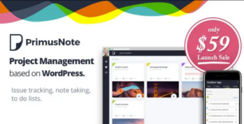 PrimusNote – Project Management & Team Collaboration based on WordPress
