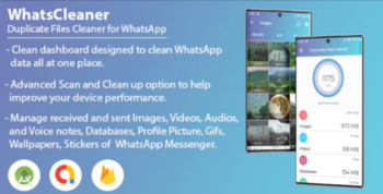 WhatsCleaner – Duplicate File Cleaner with Admob, Firebase & GDPR