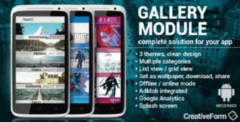 Gallery module with AdMob/Analytics