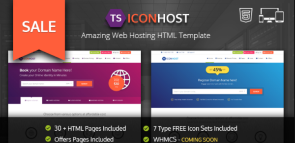 ICONHOST Amazing HTML Responsive Web Hosting Template