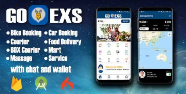 Goeks v2 Multi service providing app with admin panel