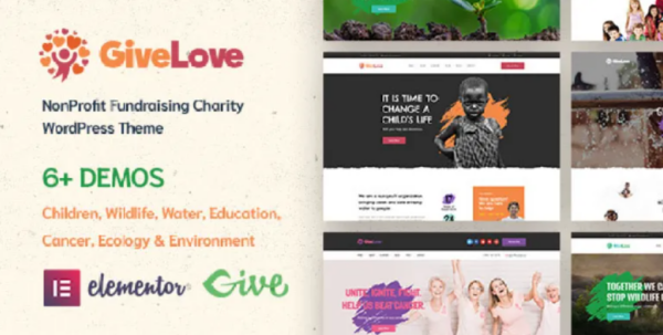 Givelove v1.1 Non-profit Charity & Crowdfunding WordPress Theme