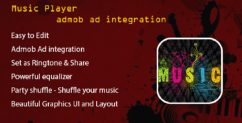 Music Player with Admob Ad Integration