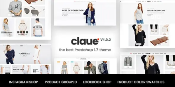 Claue – Clean, responsive Prestashop 1.7 theme