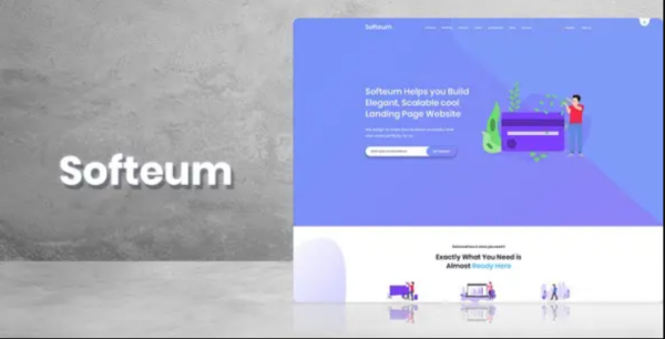 Softeum – Software, App & Product Showcase Landing HTML Template