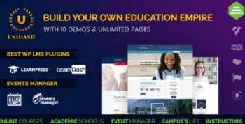 Unidash v1.0 WordPress Theme for University and Online Education