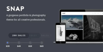 SNAP – Creative Portfolio / Photography WordPress Theme