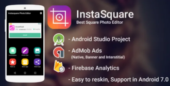 Best InstaSquare Photo Editor- with Admob Ads + Google Analytics + Firebase