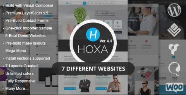Hoxa v4.0 MultiPurpose WordPress Theme