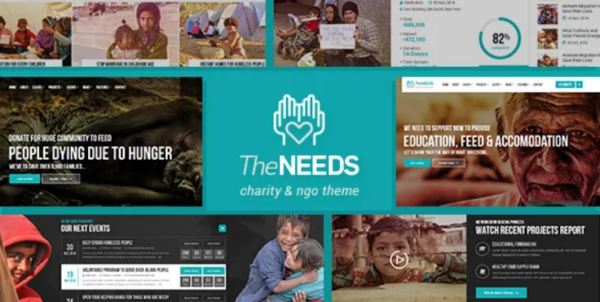 The Needs – Nonprofit, Charity, Crowdfunding WordPress Theme