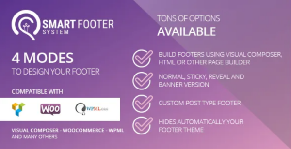 Smart Footer System v1.2.2 WordPress Plugin