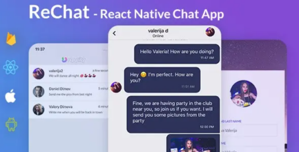 Chat App Template – React Native Expo