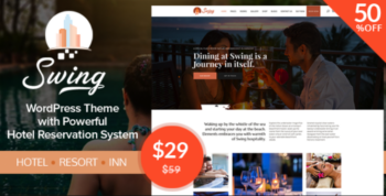 Swing – Resort and Hotel WordPress Theme