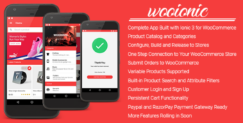 WooIonic v1.2.0 Ionic 3 App for WooCommerce