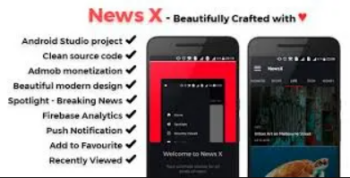 NewsX – Beautiful News App – v1.0