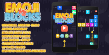 Emoji vs Blocks + Admob (Android Studio + Eclipse) Easy Reskin