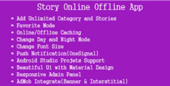Story Online Offline App