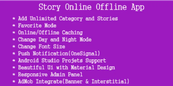 Story Online Offline App