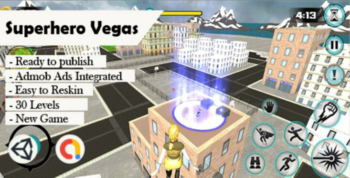 Superhero Vegas (Unity – Admob)