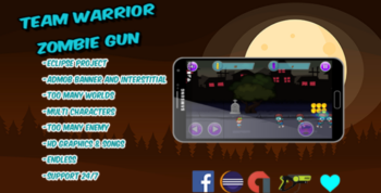 Team Warrior – Zombie Gun – Multi worlds & characters – Eclipse project