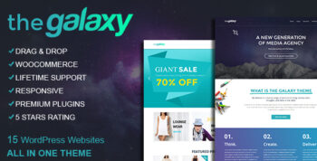 The Galaxy Design Driven Multipurpose WordPress Theme