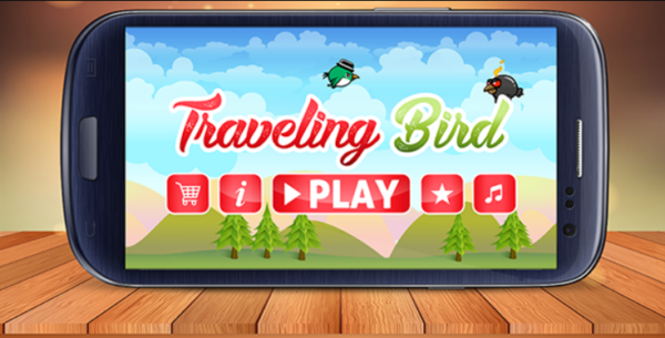 The Traveling Bird – Endless Android Game with Admob