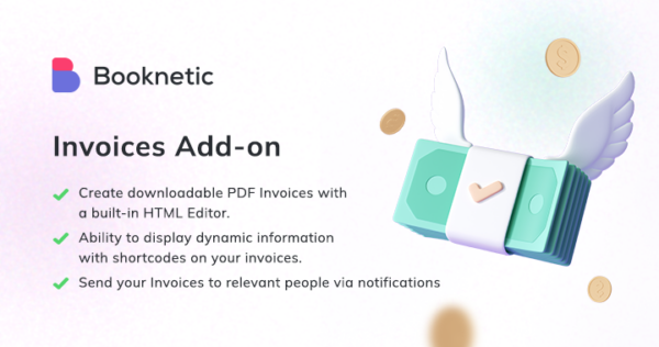 WordPress Appointment Booking Plugin with Invoice Functionality – Addons Booknetic 1.1.4