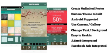 Poster Maker, Photo Collage, Flyer Designer, Ads Page Designer