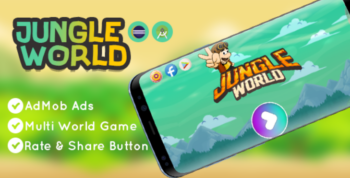 Jungle World Game – Eclipse & Android Studio | AdMob Ads
