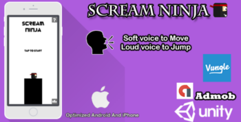 Scream Ninja: Sound Game iOs