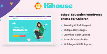 KidHouse School Education WordPress Theme