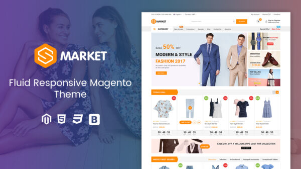 SM Smarket Fluid Responsive Magento Theme