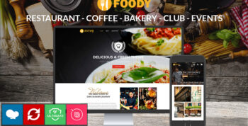 Foody Restaurant, Coffee, Bakery & Business Theme