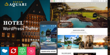 Aquari Hotel, Resort & Business Multipurpose Theme