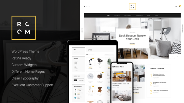 ROOM Interior Design Blog & Shop WP Theme