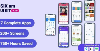 6am UI Kit – The Biggest Flutter UI Kit V3.0