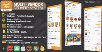 FoodKing Multi Vendor – Food Delivery App with Admin and Restaurant Panel