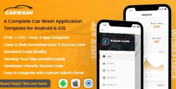 Carwash – Car Repair App Template – Ionic 5 – Android Ios