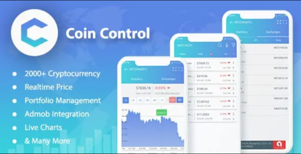 Coin Control – Cryptocurrency Full Android Mobile App 2.0