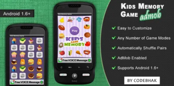 Kids Memory Game with AdMob