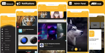 4K Premium Online Wallpaper with Admin Panel – AdMob & Facebook Ads & Push Notifications
