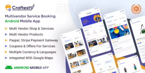 Craftesty – Service Booking Android App